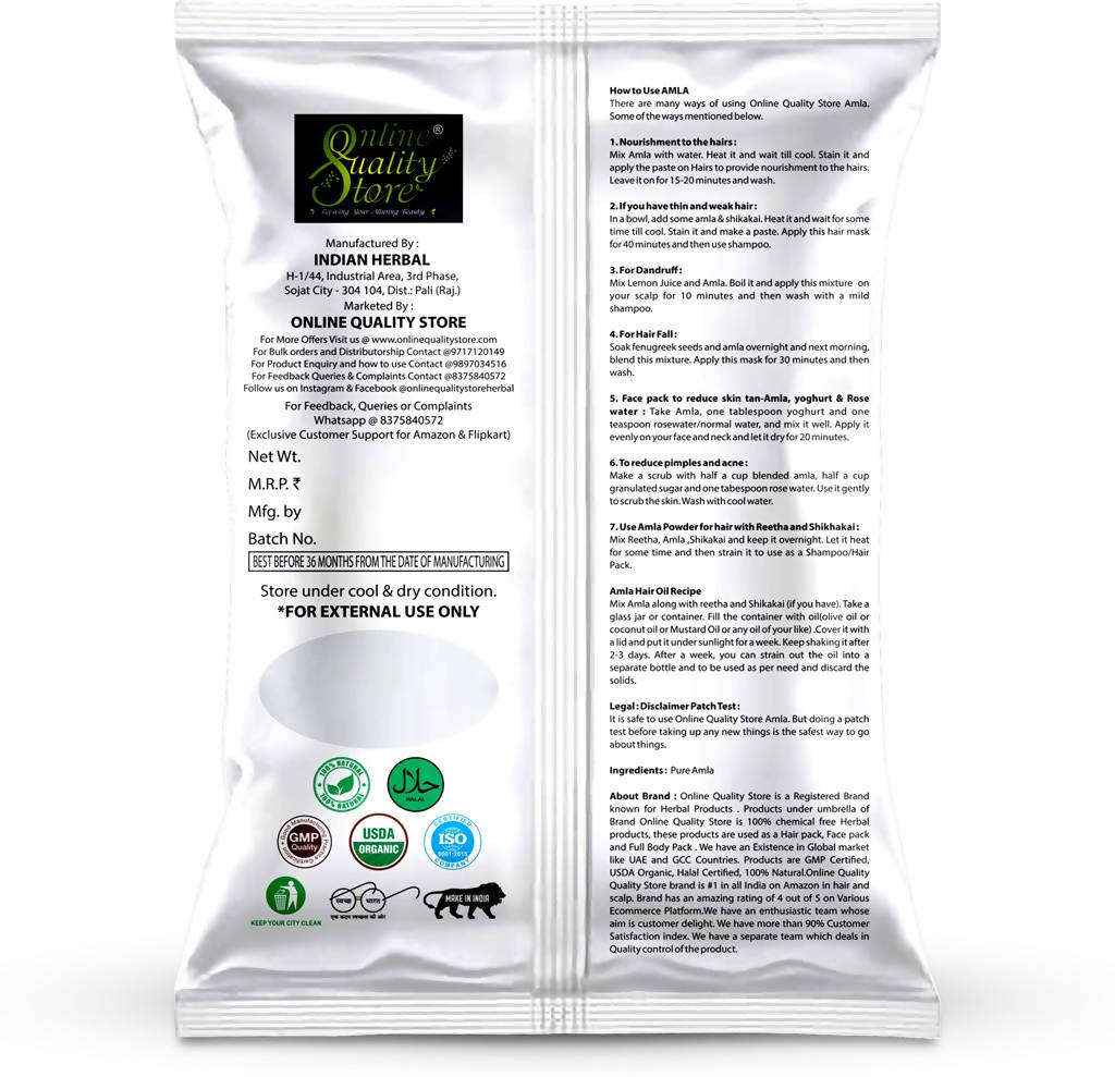Online Quality Store Raw Amla Powder