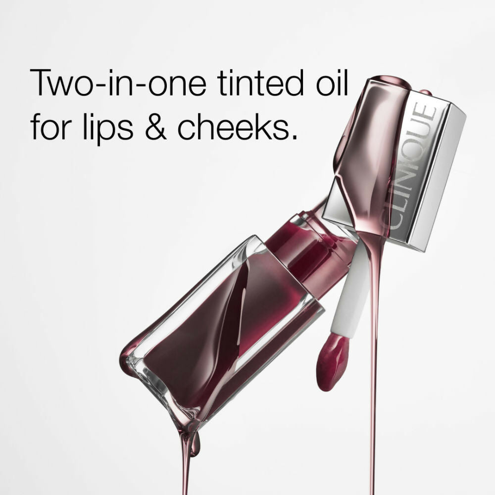 Clinique Pop Lip + Cheek Oil + Black Honey