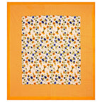 Vamika Printed Cotton Yellow Bedsheet With Multicolor Pillow Covers (LEOC_CHKM_Y)