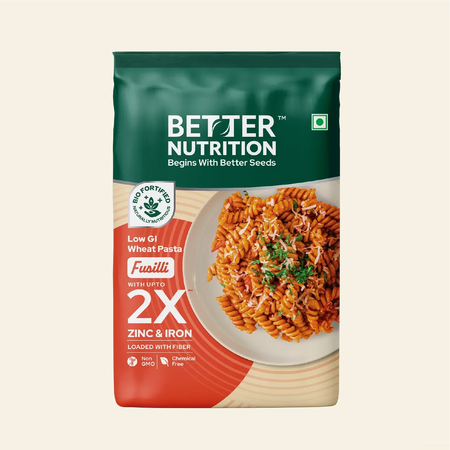 Better Nutrition Biofortified Fusilli / Wheat Pasta