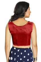 Aastha Fashion Women's Maroon Art Silk Designer Traditional Readymade Blouse