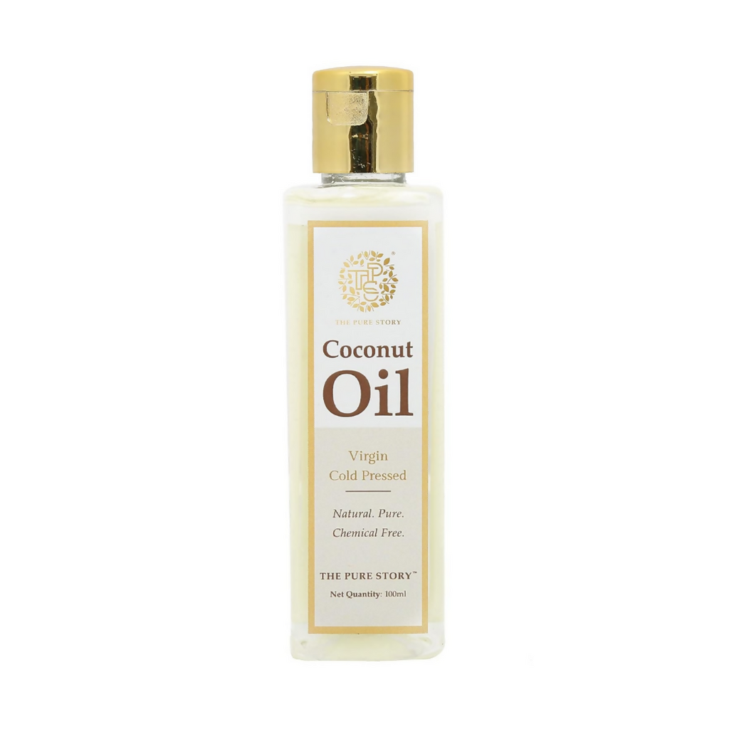 The Pure Story Natural Cold Pressed Coconut Hair Oil - Distacart
