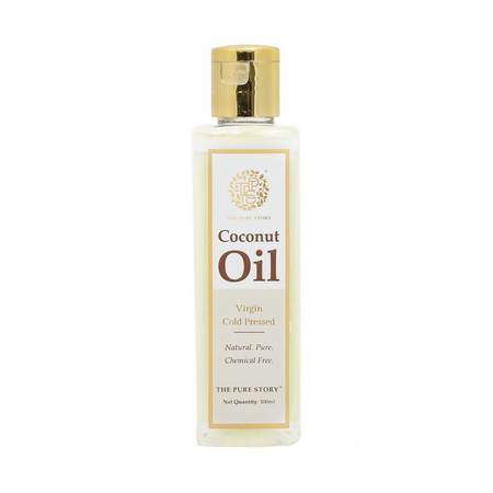 The Pure Story Natural Cold Pressed Coconut Hair Oil