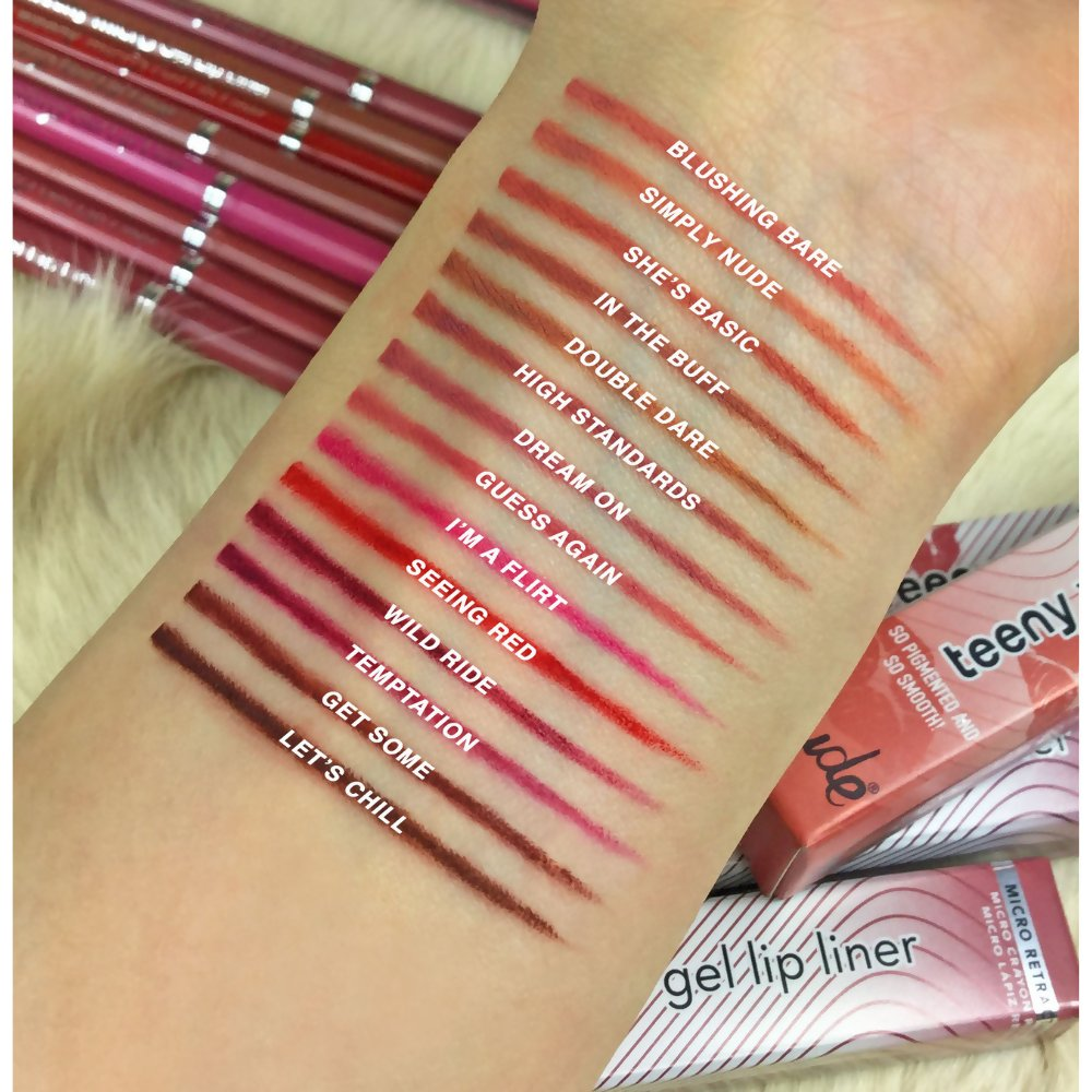 Rude Cosmetics Teeny Weeny Micro Gel Lip Liner - She's Basic