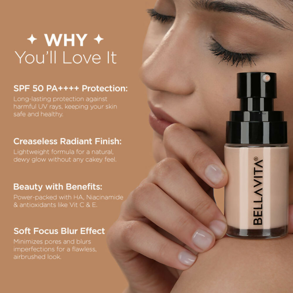 Bella Vita Organic Hydmatte Fx - Airbrush Liquid Foundation - Cool Vanilla