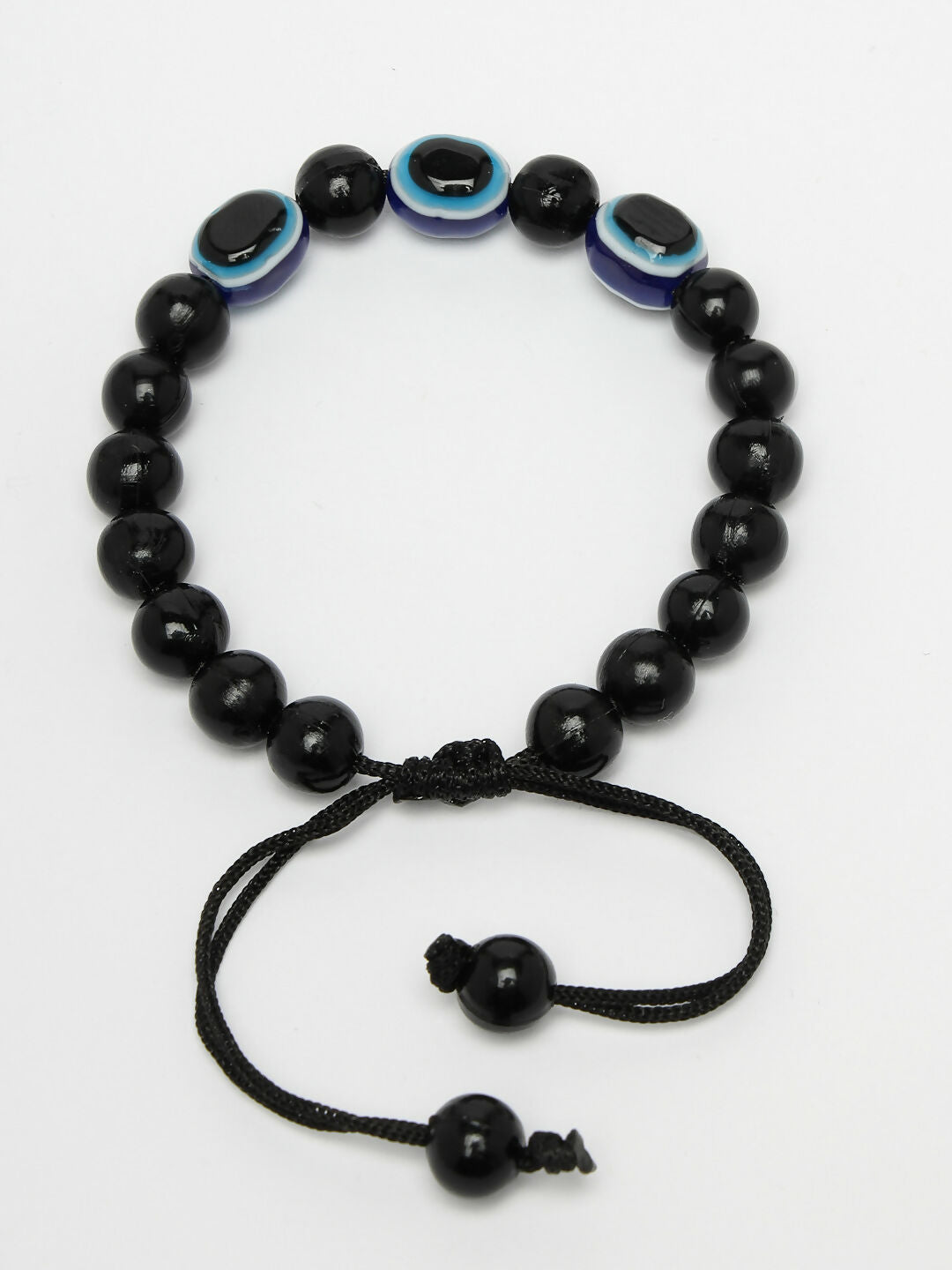 NVR Women & Men Set of 2 Black Evil Eye Rakhi With Roli Chawal - Distacart