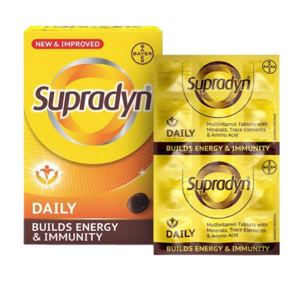 Supradyn Daily Multivitamin Tablets for Men & Women - Distacart