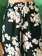 Sangria Printed A-Line Kurti With Trouser