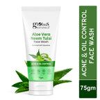 Globus Naturals Aloe vera Neem Tulsi Enriched With Glycerin & Oil Control Formula - Distacart