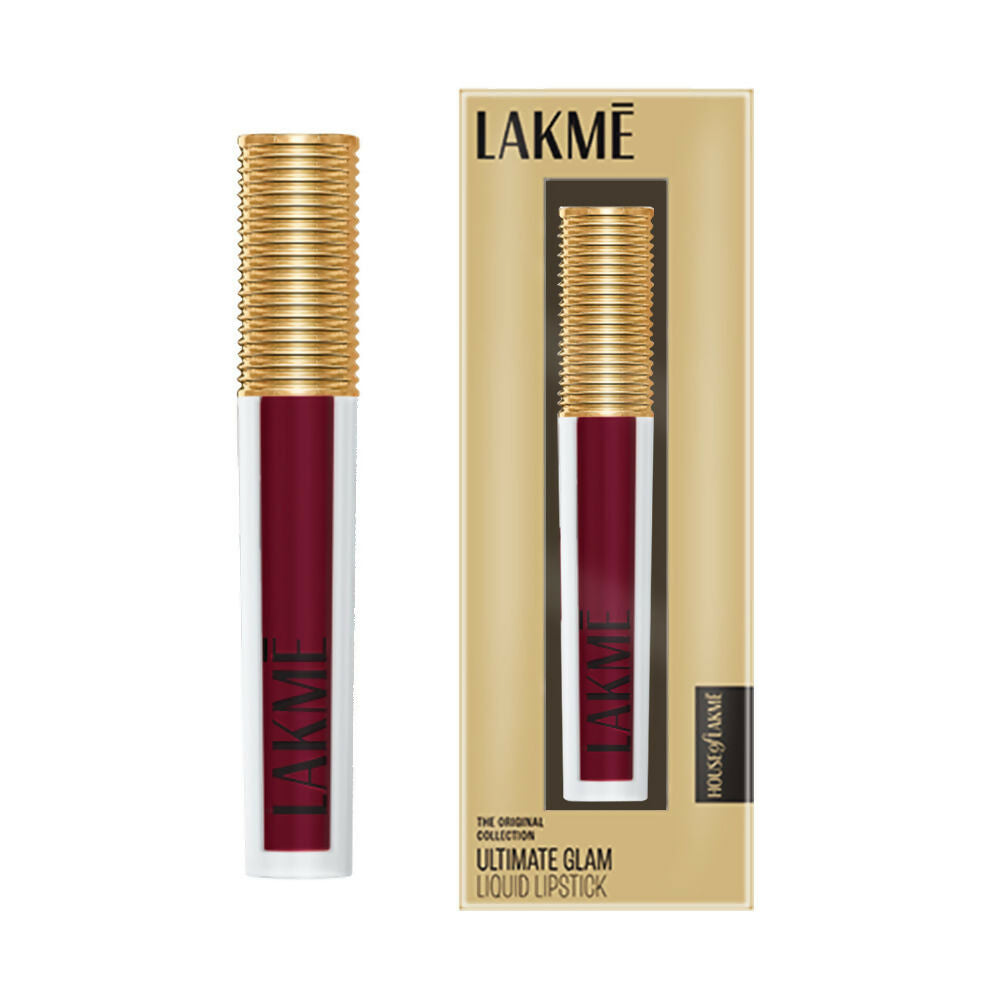 Lakme Ultimate Glam Matte Liquid Lipstick - Red Sangria