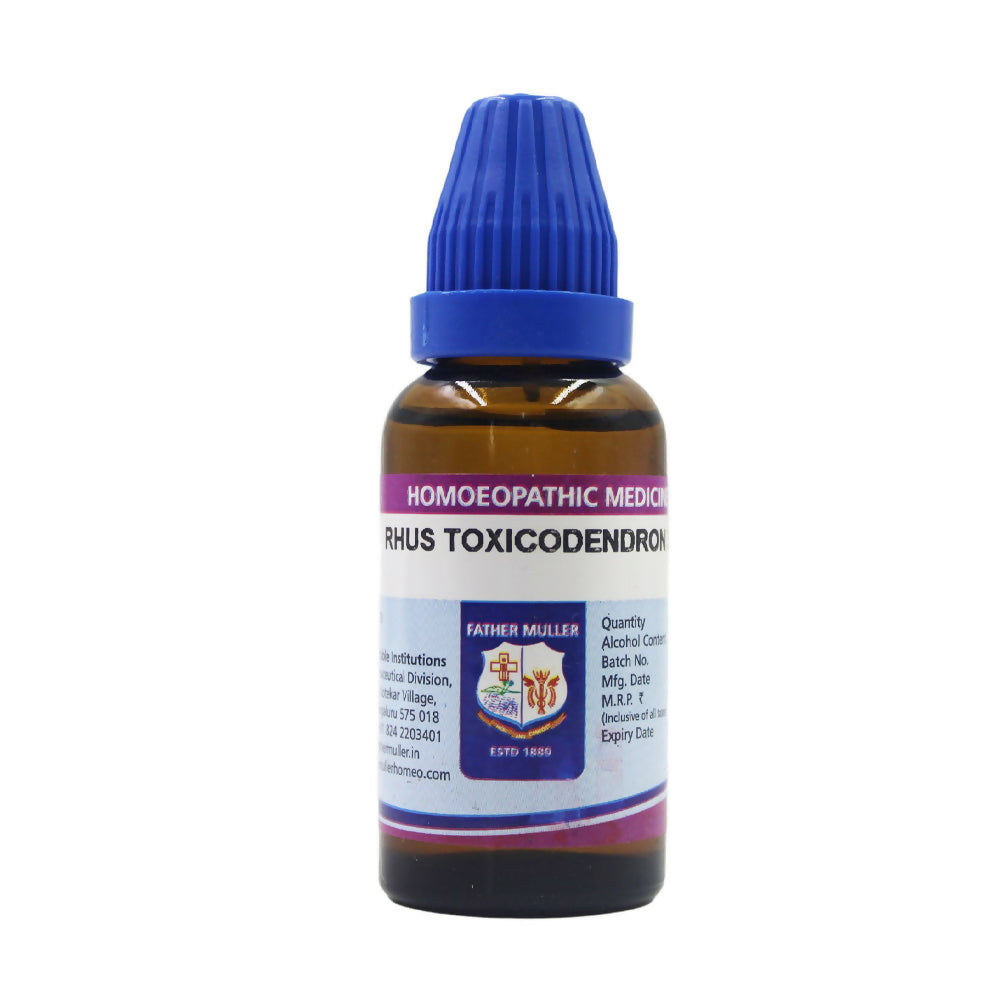 Father Muller Rhus Toxicodendron Dilution - Distacart