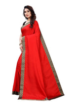 Vamika Red Dola Silk Border Saree (Kirti Red)