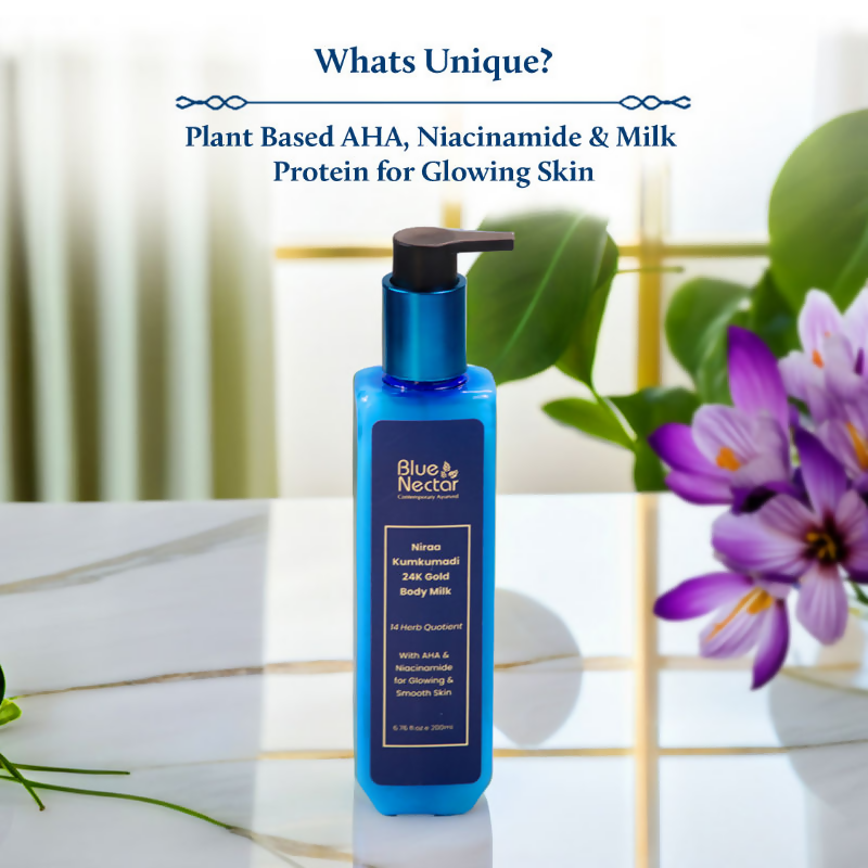 Blue Nectar 24k Gold Body Milk Moisturizer