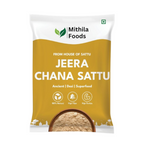 Mithila Foods Bihari Jeera Chana Sattu (Roasted Gram Chana Flour with Powdered Cumin) - Distacart