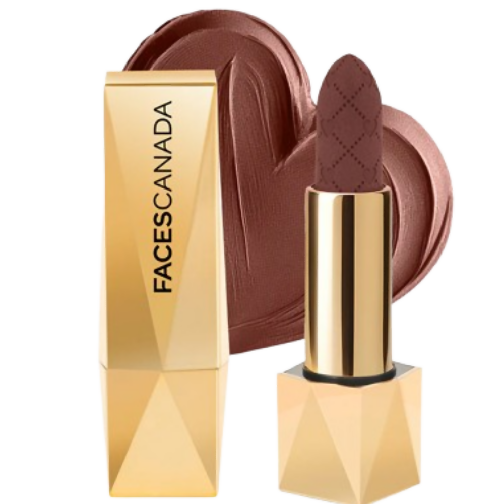 Faces Canada Comfy Silk Obsession Lipstick - Bold Brown 07