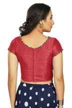 Aastha Fashion Women's Gajri Art Silk Designer Party Wear Readymade Blouse