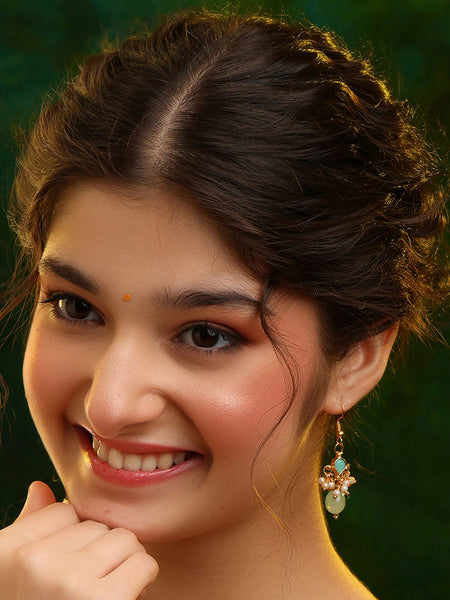 Ruby Raang Chandni Green Earring