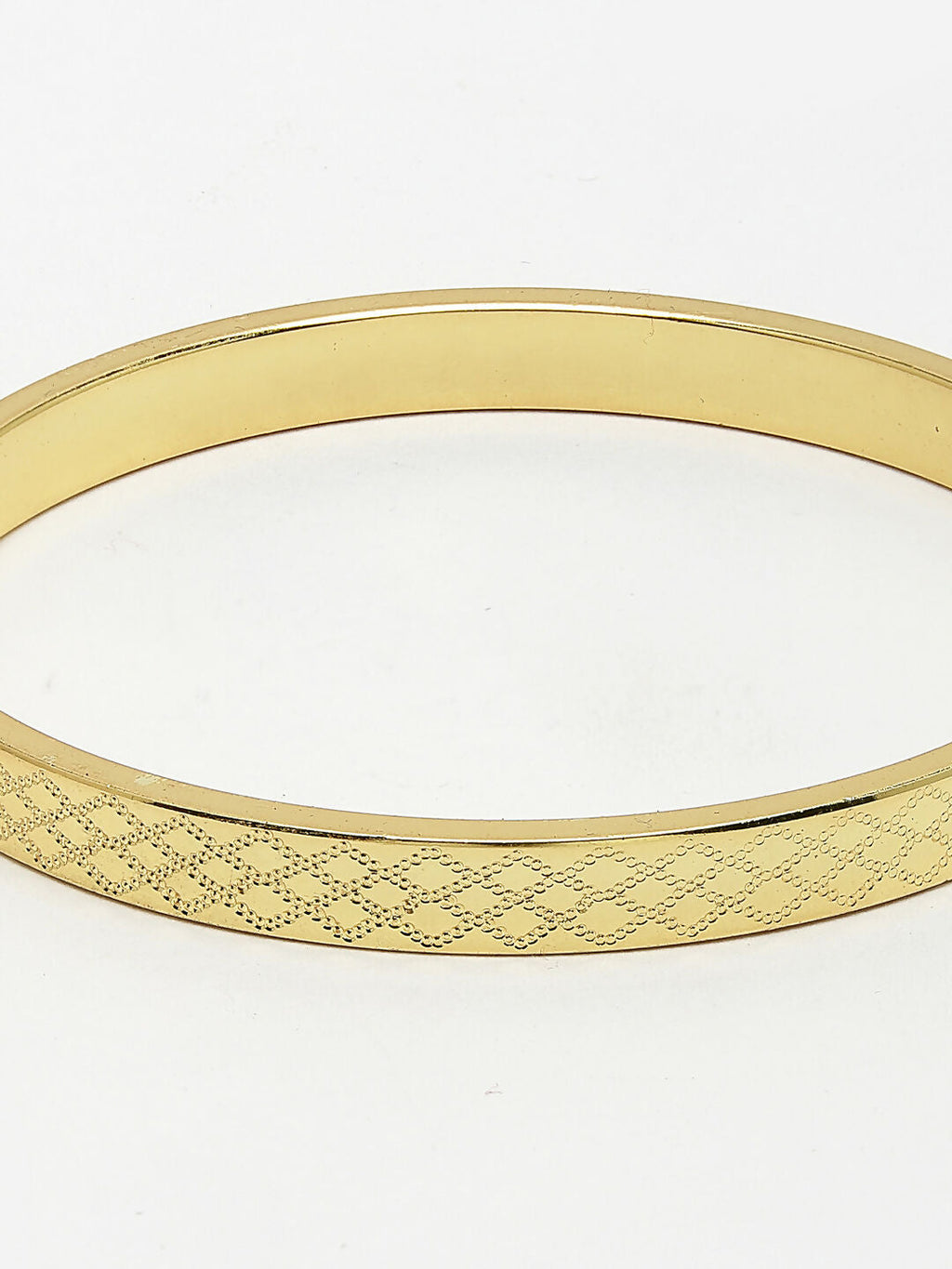 NVR Men's Set of 2 Gold & Black Rhodium-Plated Stainless Steel Kada Bracelet - Distacart
