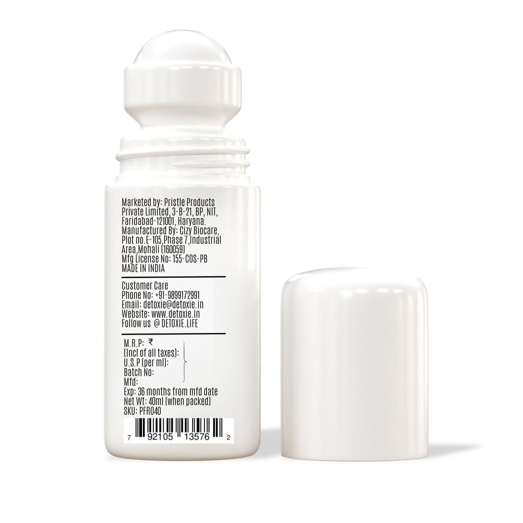 Detoxie 5% AHA BHA Underarm Lightening Deo Roll On (Pine Fresh)