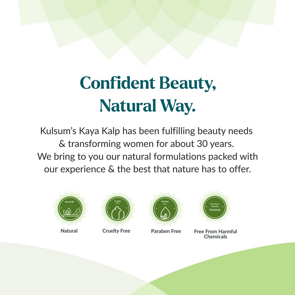 Kulsum's Kaya Kalp Croppeel Pack For De-pigmentation & Scar Reduction