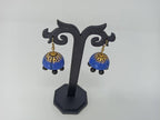 Terracotta Double Shade Hanging Jhumkas