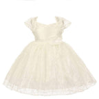 Asmaani Baby Girl's Off-White Colour Satin A-Line Maxi Full Length Dress (AS-DRESS-22160)
