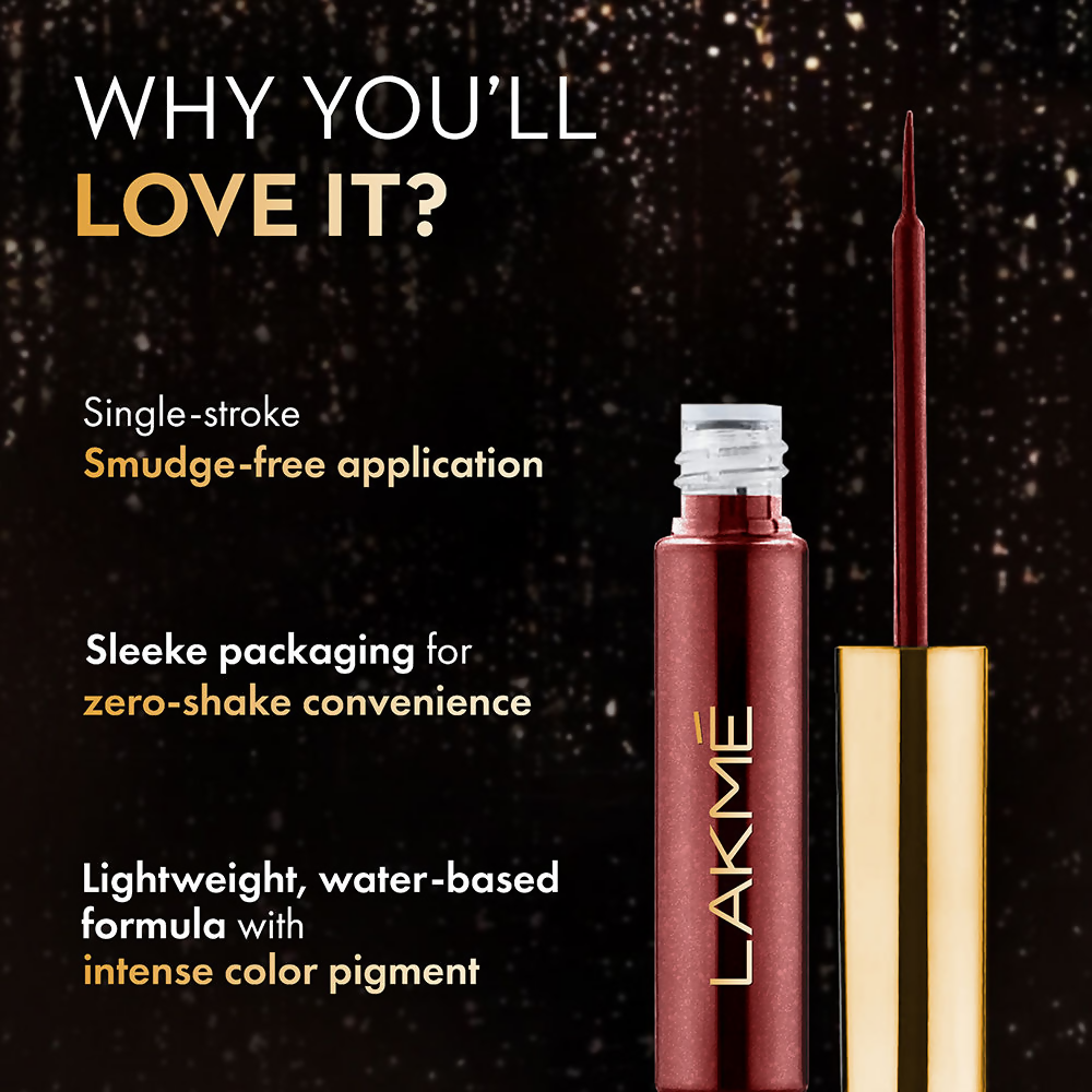 Lakme Glitterati Collection Shine Eyeliner - Fearls Brown