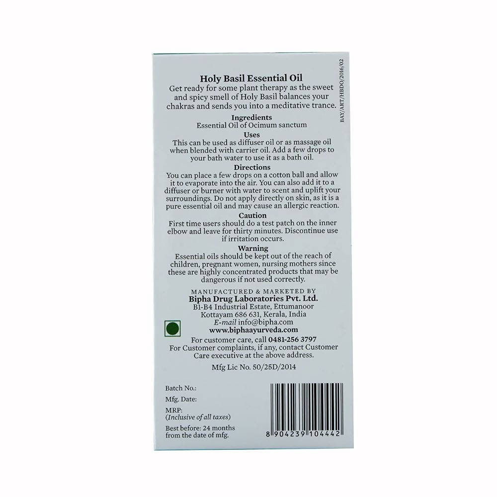 Bipha Ayurveda Holy Basil Essential Oil