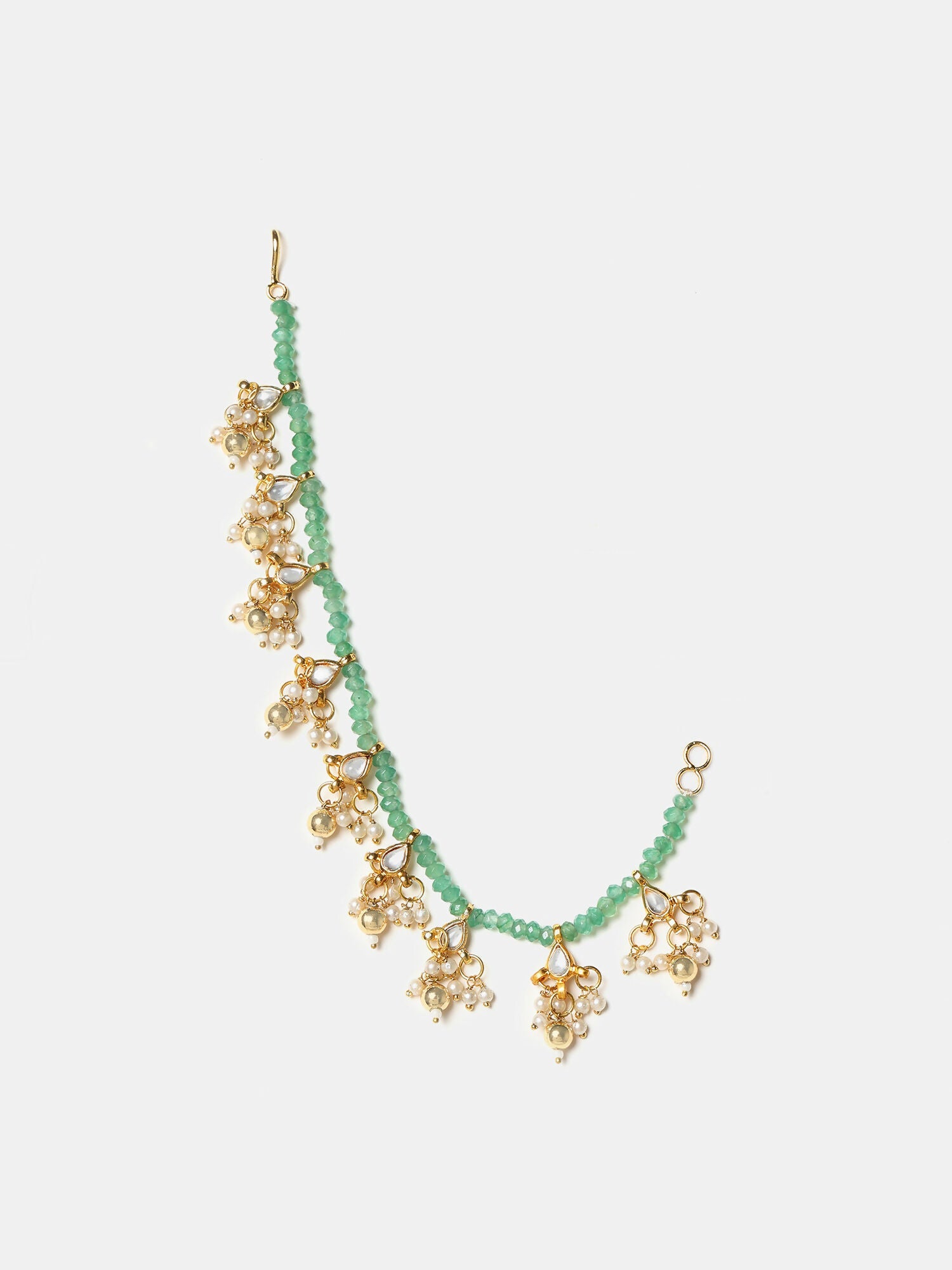 Ruby Raang Saanjh Hara Ear Chain