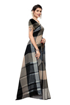 Vamika Black Cotton Silk Weaving Saree
