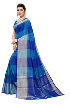 Vamika Blue Cotton Silk Weaving Saree