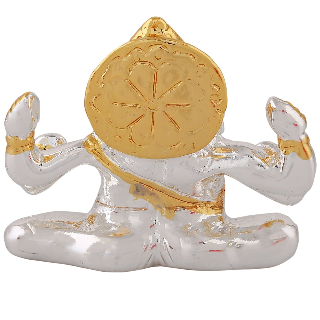 Estele Gold-Polished Spiritual Lord Bal Ganesha Idol for Gifts & HouseWarming/Home/Office Decors