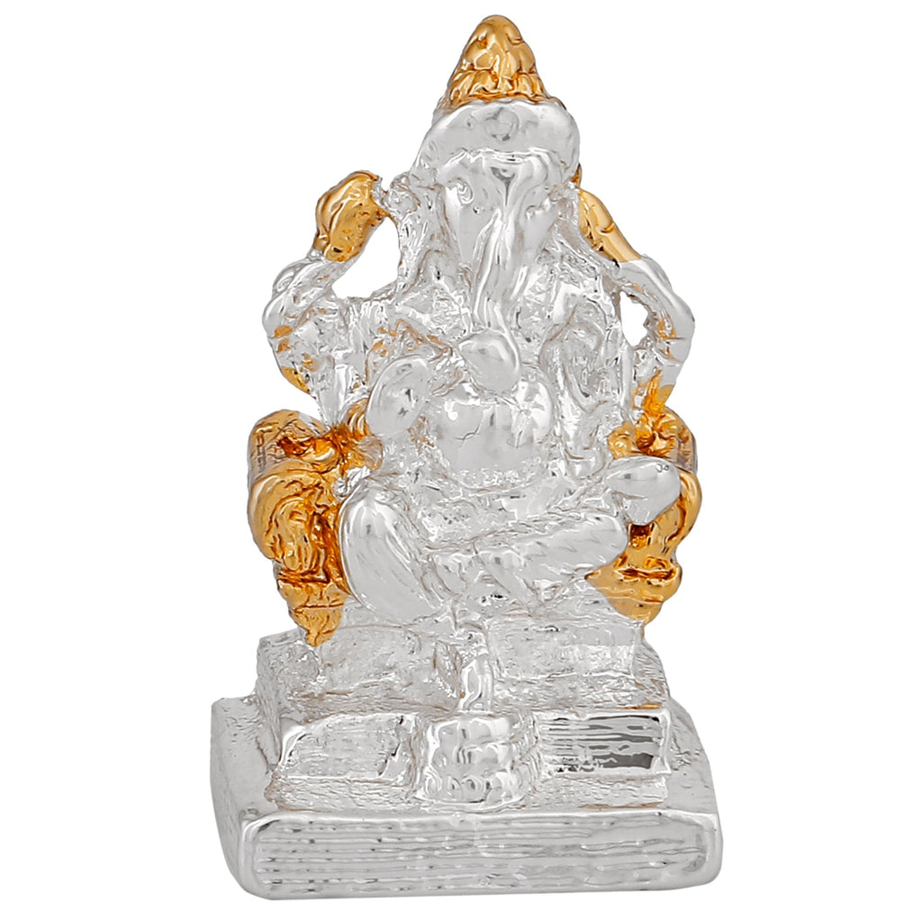 Estele Gold-Polished God of beginnings Lord Ganesha Idol for Gifts & HouseWarming/Home/Office Decors - Distacart