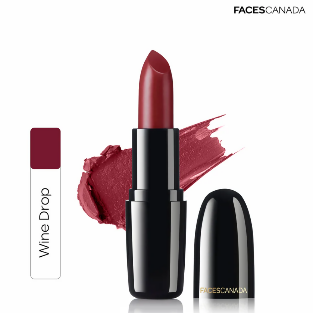 Faces Canada Creme Finish Lipstick - Wine Drop 20 - Distacart