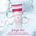 Charmis Deep Radiance Vitamin C Face Wash with Hyaluronic Acid & Salicylic Acid