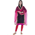 A R SILK Magenta Color Net Moti Dupattas and Chunnis