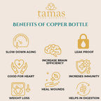 Tamas Hammered Antique Copper Water Jar