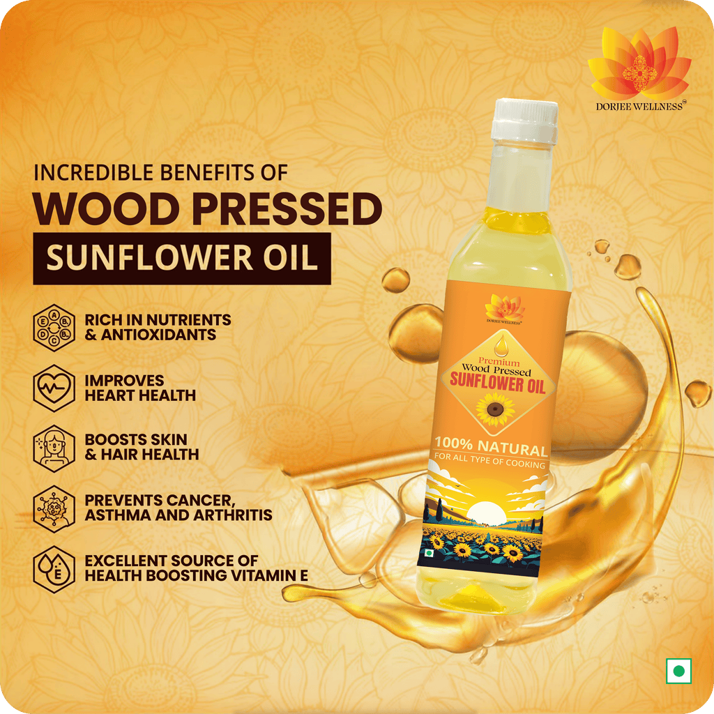 Dorjee Wellness Wood Pressed Sunflower Oil - Distacart