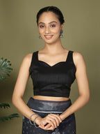 Shree Shyam Fashion Cotton Black Saree - Distacart