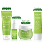Dot & Key Cica + Niacinamide C + E CSMS (Cleanser, Serum, Moisturizer, Sunscreen) Routine for Oily & Acne Prone Skin - Distacart