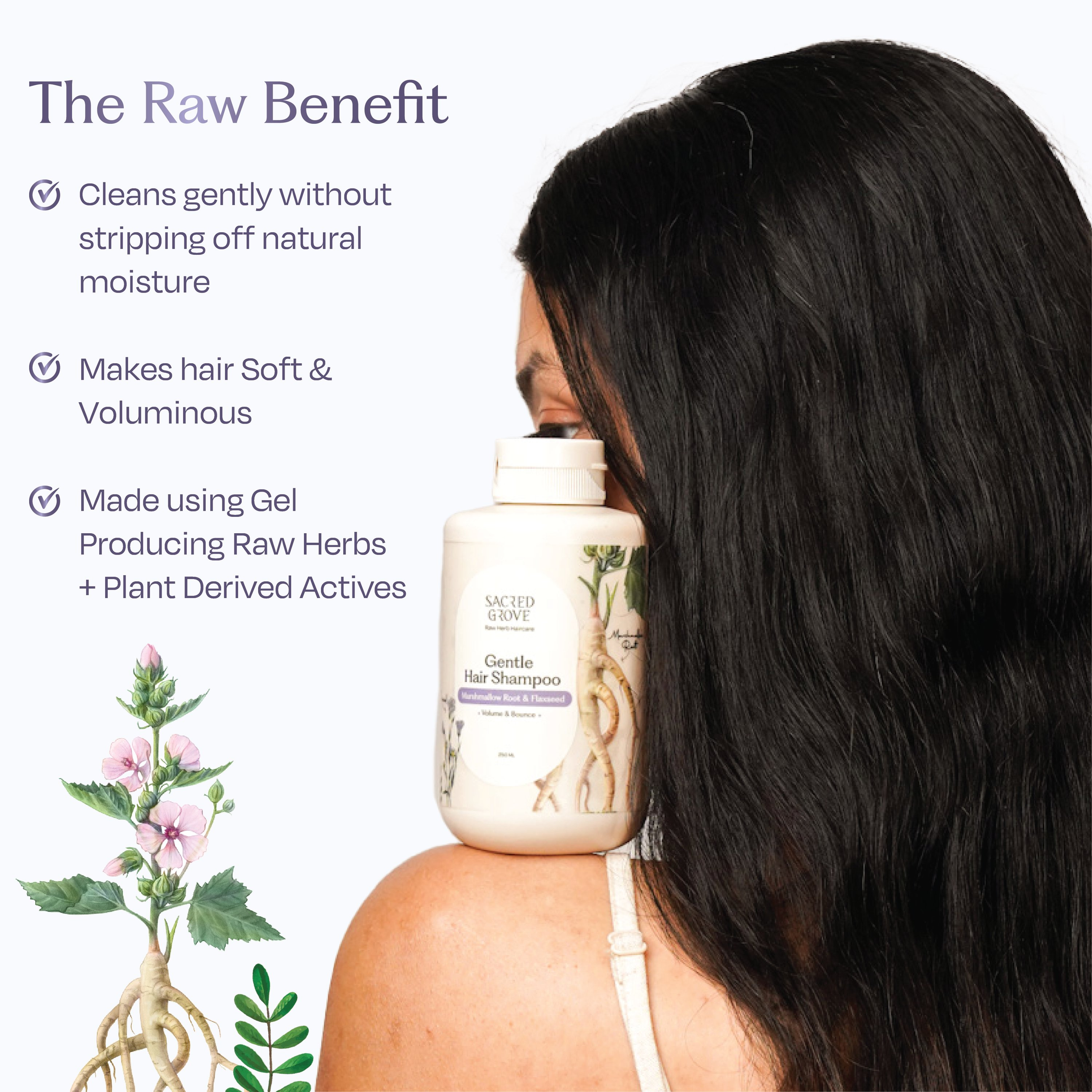 Sacred Grove Marshmallow Root Gentle Hair Shampoo