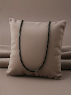 NVR Men's Black Toned Silver plated chain - Distacart