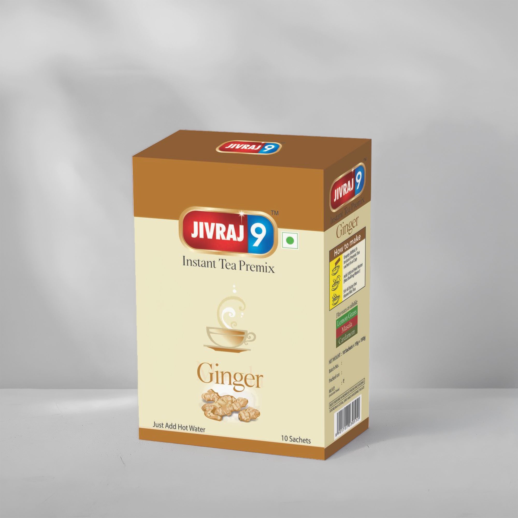 jivraj9 Tea Ginger Premix Tea Box - Distacart