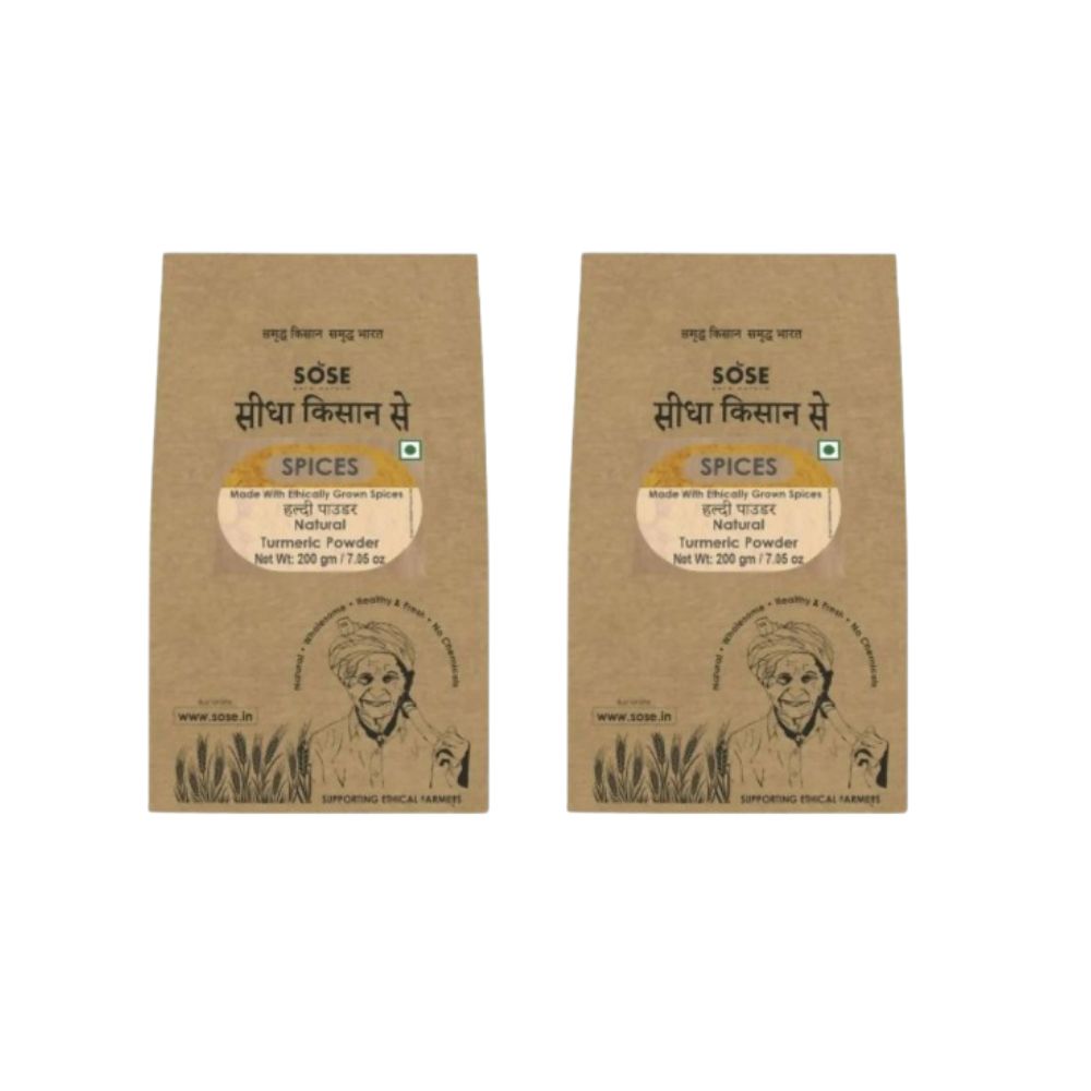 Gir Sidha Kisan Se Natural Turmeric Powder (Haldi) - Distacart