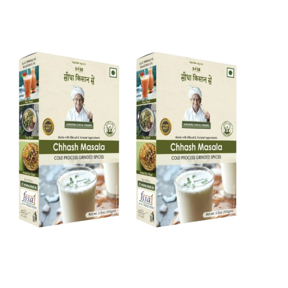 Gir Sidha Kisan Se Natural Chhash Masala - Distacart