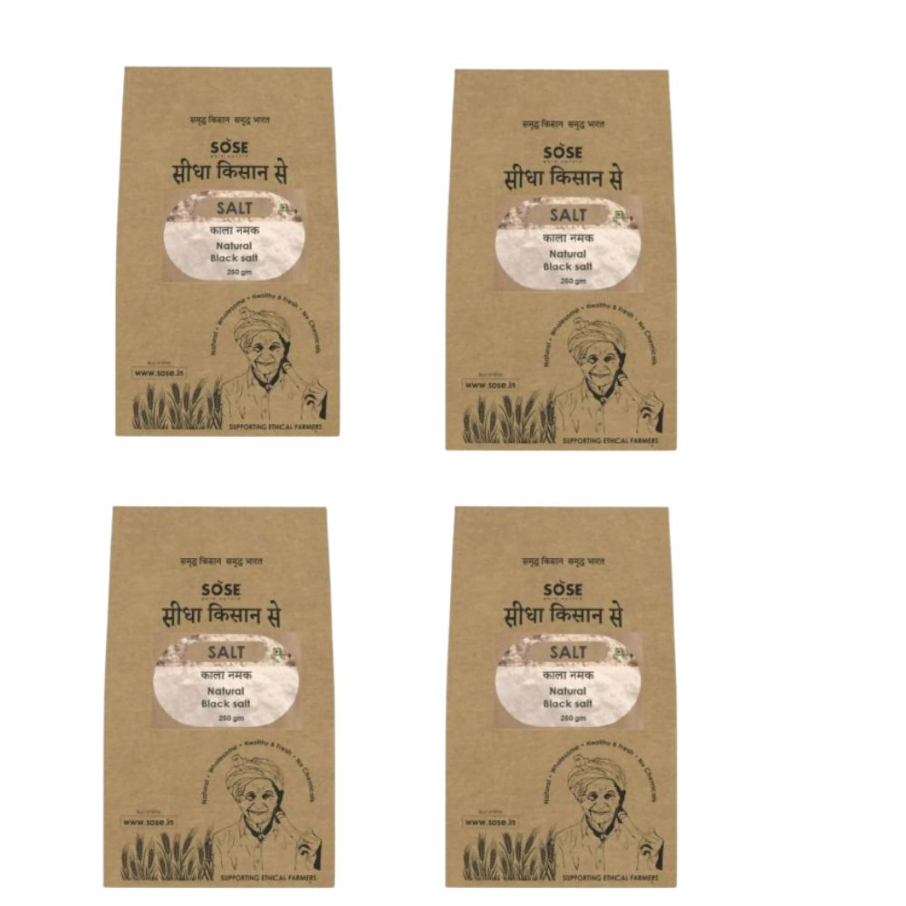 Gir Sidha Kisan Se Natural Kala Namak (Black Salt) Powder