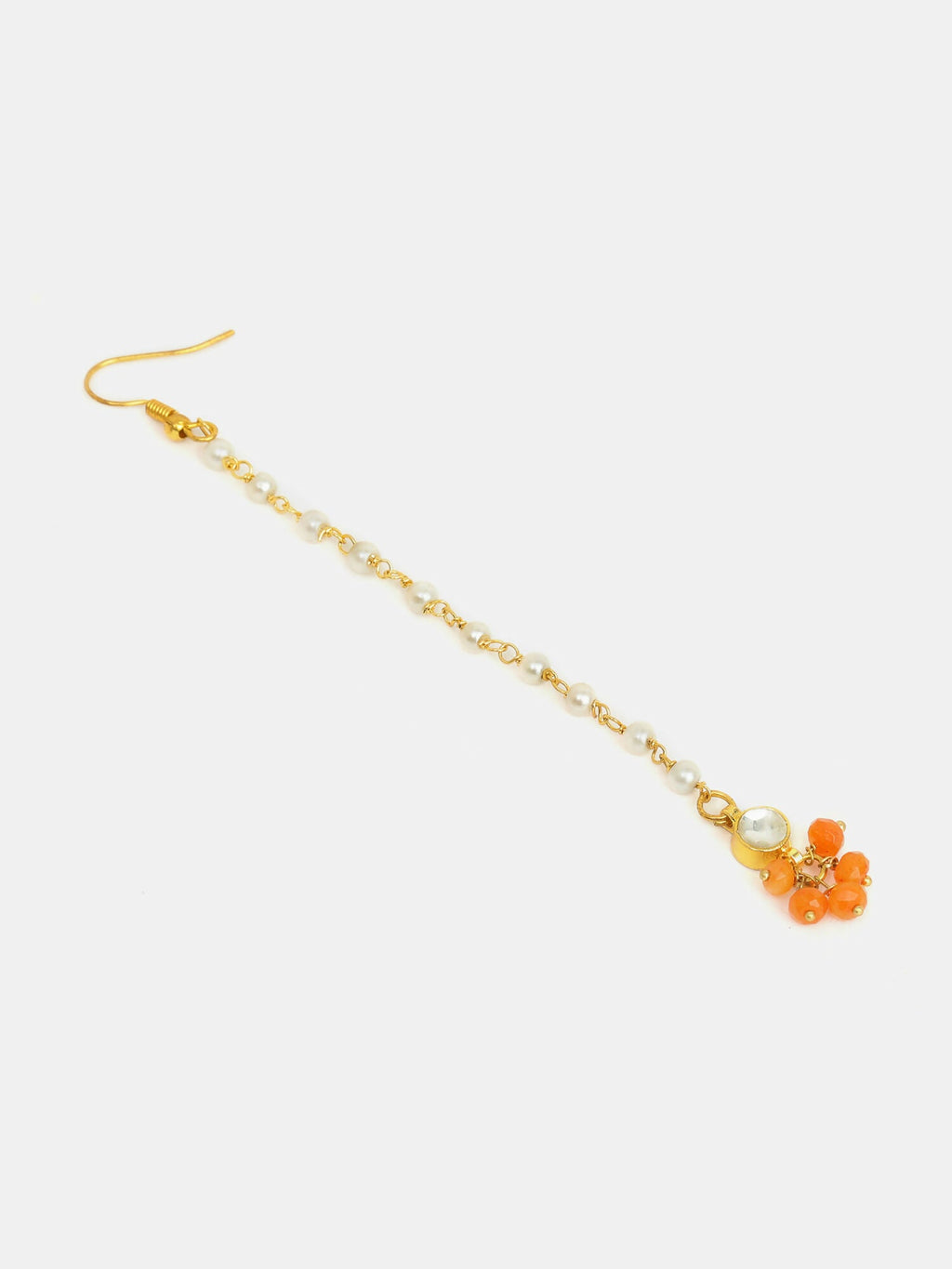 Ruby Raang Traditional Teardrop Maang Tikka - Distacart