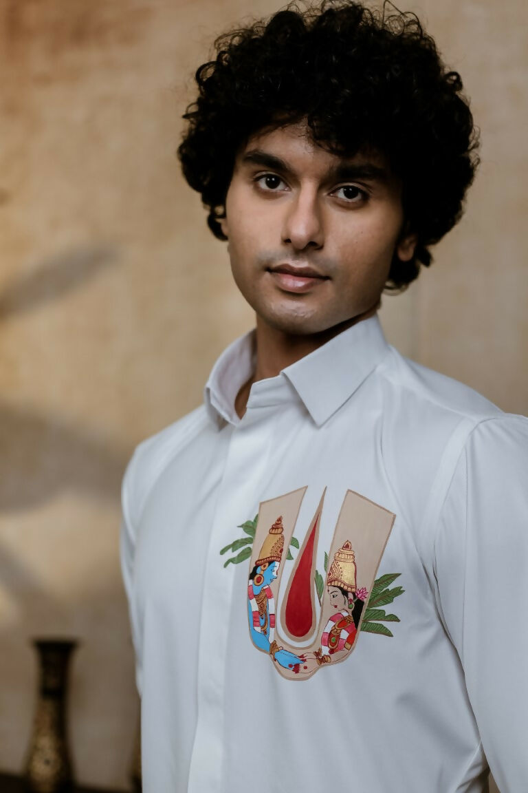 4Way White Chitra Srinivasa Shirt By Hilo Design