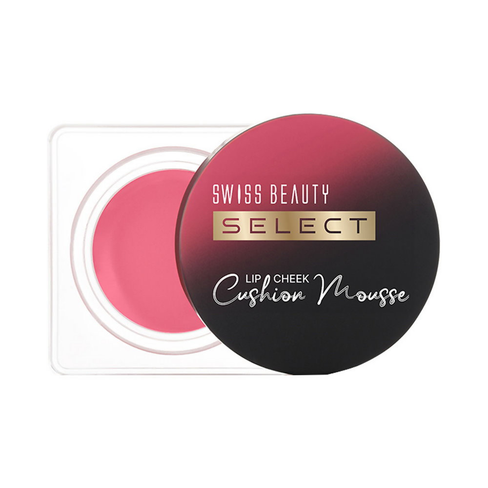Swiss Beauty Select Lip And Cheek Cushion Mousse With Vitamin E - 1 Empress Pink