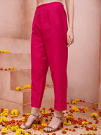 Embroidered Kurta With Pant And Dupatta Set, Multicolor - Hiral Fashion - Distacart